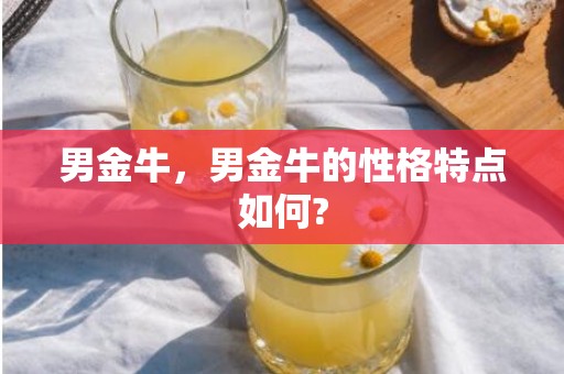 男金牛，男金牛的性格特点如何?