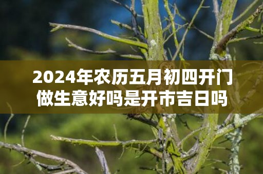 2024年农历五月初四开门做生意好吗是开市吉日吗