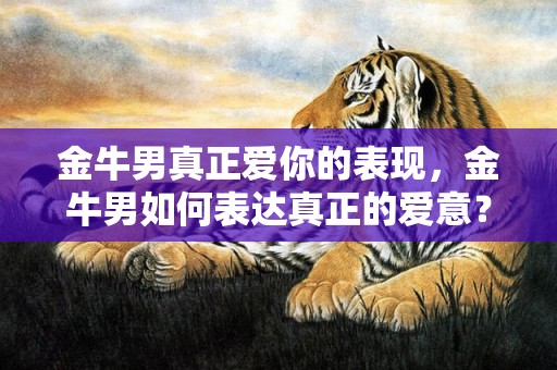 金牛男真正爱你的表现，金牛男如何表达真正的爱意？
