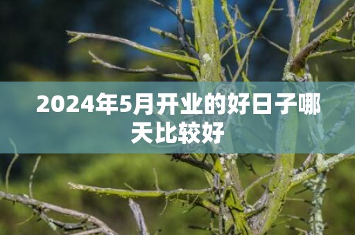 2024年5月开业的好日子哪天比较好