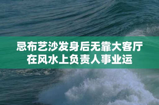 忌布艺沙发身后无靠大客厅在风水上负责人事业运