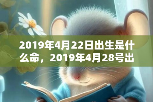2019年4月22日出生是什么命，2019年4月28号出生的女宝宝五行缺木有哪些推荐好名