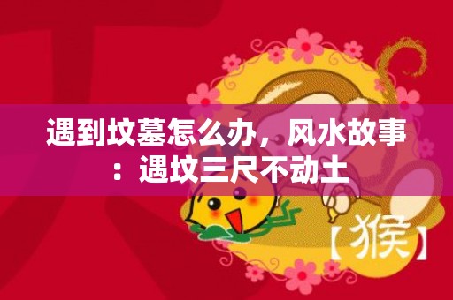 遇到坟墓怎么办，风水故事：遇坟三尺不动土