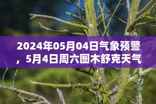 2024年05月04日气象预警，5月4日周六图木舒克天气预报 大部多云