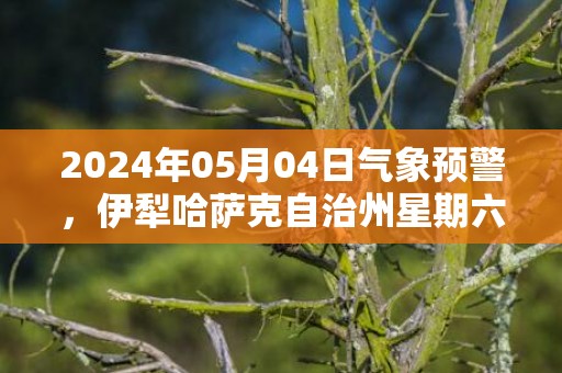 2024年05月04日气象预警，伊犁哈萨克自治州星期六天气预报 大部多云转晴