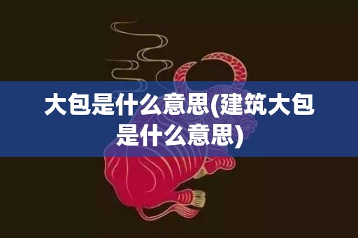 大包是什么意思(建筑大包是什么意思)