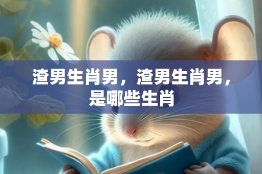 渣男生肖男，渣男生肖男，是哪些生肖