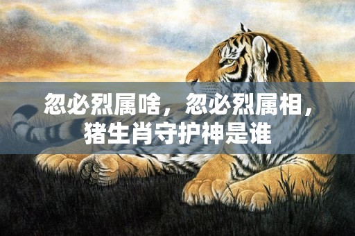 忽必烈属啥，忽必烈属相，猪生肖守护神是谁