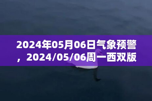 2024年05月06日气象预警，2024/05/06周一西双版纳天气预报 大部小雨转多云