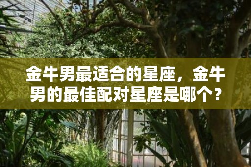 金牛男最适合的星座，金牛男的最佳配对星座是哪个？