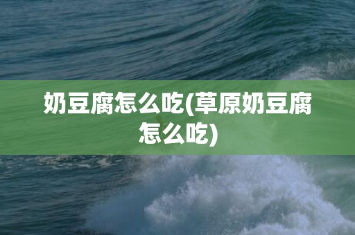 奶豆腐怎么吃(草原奶豆腐怎么吃)