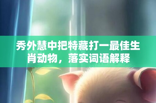 秀外慧中把特藏打一最佳生肖动物，落实词语解释
