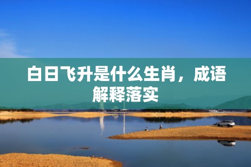 白日飞升是什么生肖，成语解释落实