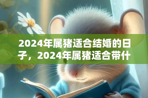 2024年属猪适合结婚的日子，2024年属猪适合带什么饰品