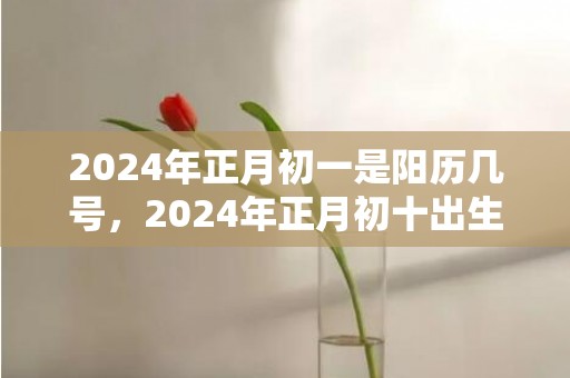 2024年正月初一是阳历几号，2024年正月初十出生的女孩取什么名字好