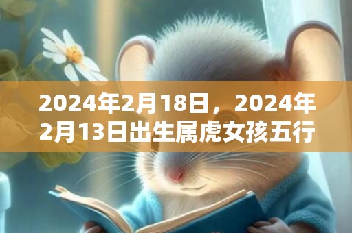 2024年2月18日，2024年2月13日出生属虎女孩五行八字好吗