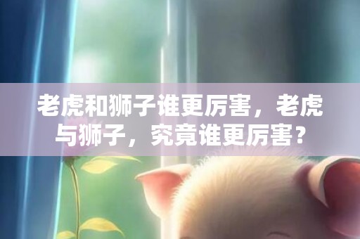 老虎和狮子谁更厉害，老虎与狮子，究竟谁更厉害？