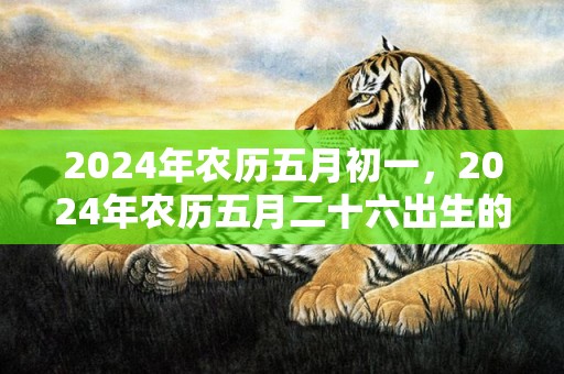 2024年农历五月初一，2024年农历五月二十六出生的宝宝大富大贵吗