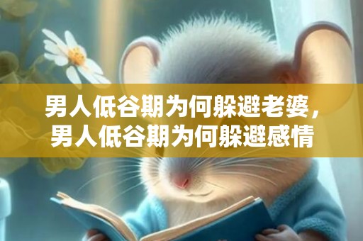 男人低谷期为何躲避老婆，男人低谷期为何躲避感情