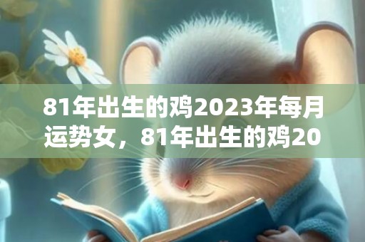 81年出生的鸡2023年每月运势女，81年出生的鸡2024年运势