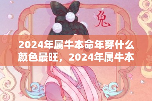 2024年属牛本命年穿什么颜色最旺，2024年属牛本命年运气很差吗