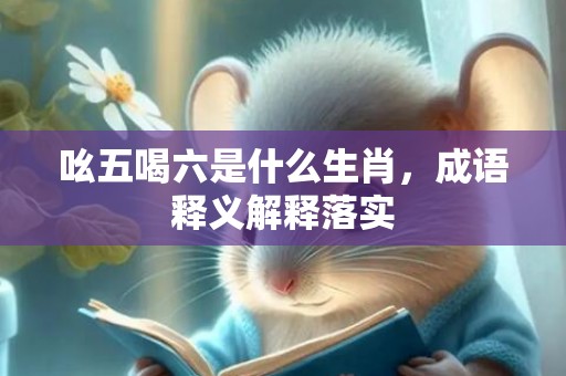 吆五喝六是什么生肖，成语释义解释落实