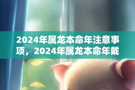 2024年属龙本命年注意事项，2024年属龙本命年戴什么生肖好