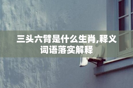 三头六臂是什么生肖,释义词语落实解释
