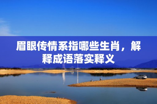 眉眼传情系指哪些生肖，解释成语落实释义