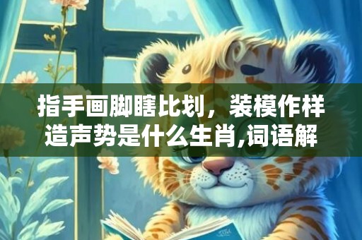 指手画脚瞎比划，装模作样造声势是什么生肖,词语解释释义落实