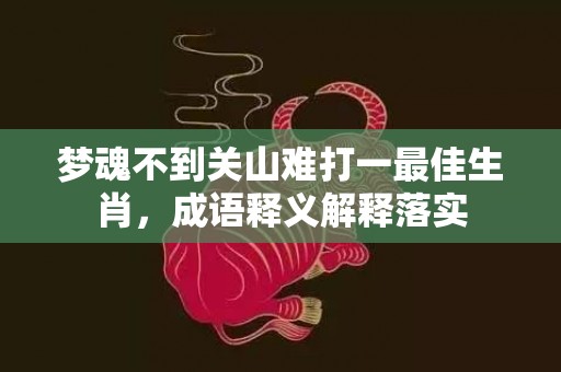 梦魂不到关山难打一最佳生肖，成语释义解释落实插图