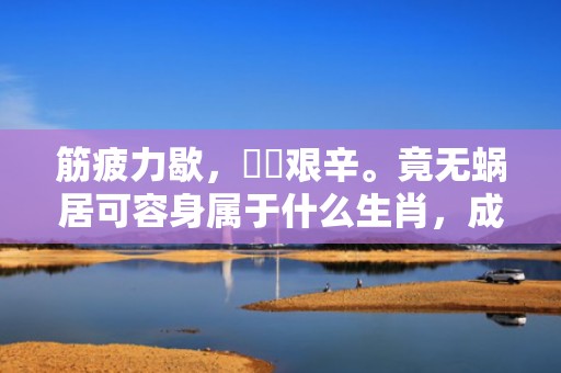 筋疲力歇，備嘗艰辛。竟无蜗居可容身属于什么生肖，成语释义解释落实插图