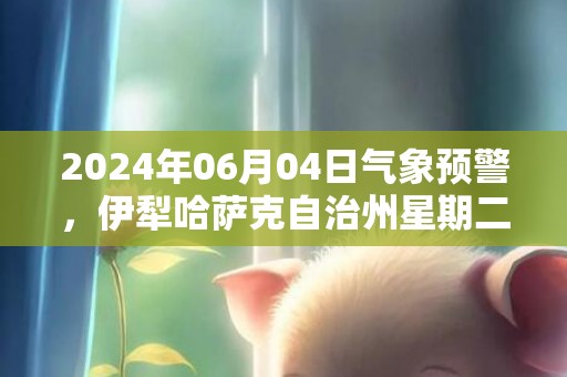 2024年06月04日气象预警，伊犁哈萨克自治州星期二晴最高温度29℃