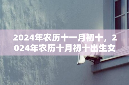 2024年农历十一月初十，2024年农历十月初十出生女孩起名