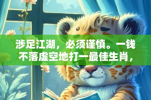 涉足江湖，必须谨慎。一钱不落虚空地打一最佳生肖，成语释义解释落实