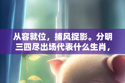 从容就位，捕风捉影。分明三四尽出场代表什么生肖，成语释义解释落实插图