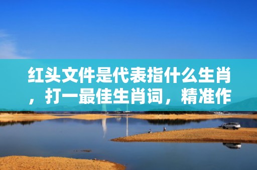 红头文件是代表指什么生肖，打一最佳生肖词，精准作答落实释义