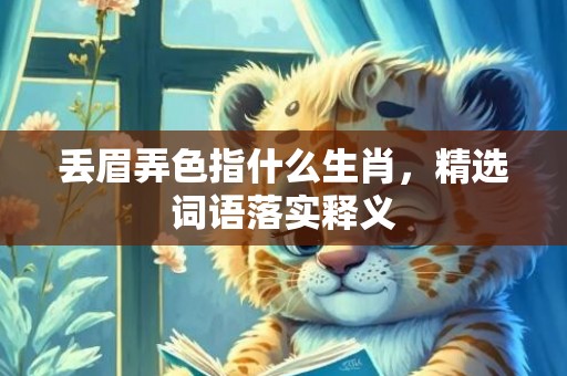 丢眉弄色指什么生肖，精选词语落实释义插图