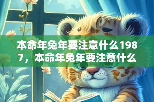 本命年兔年要注意什么1987，本命年兔年要注意什么佩戴什么好