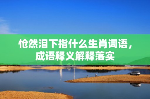 怆然泪下指什么生肖词语，成语释义解释落实插图