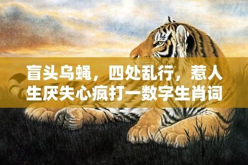 盲头乌蝇，四处乱行，惹人生厌失心疯打一数字生肖词语，成语释义解释落实插图