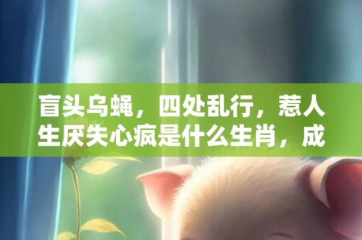 盲头乌蝇，四处乱行，惹人生厌失心疯是什么生肖，成语释义解释落实