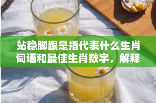 站稳脚跟是指代表什么生肖词语和最佳生肖数字，解释词语释义