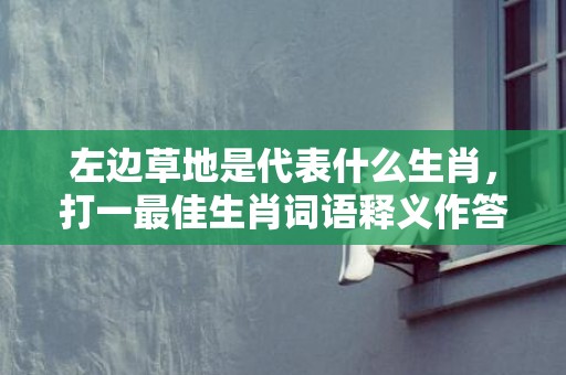 左边草地是代表什么生肖，打一最佳生肖词语释义作答插图