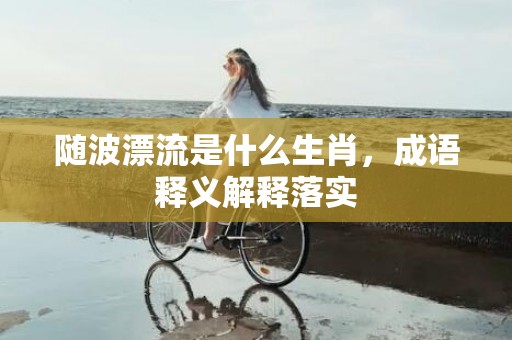 随波漂流是什么生肖，成语释义解释落实插图