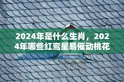 2024年是什么生肖，2024年哪些红鸾星易催动桃花