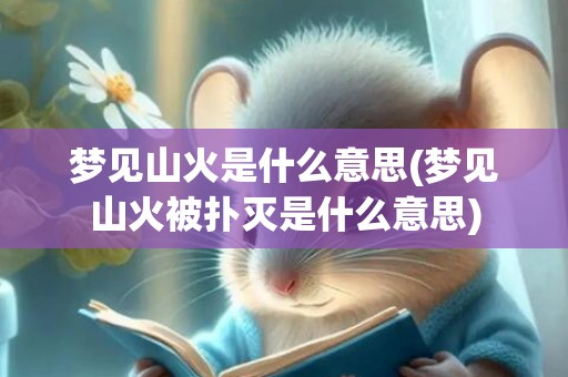 梦见山火是什么意思(梦见山火被扑灭是什么意思)