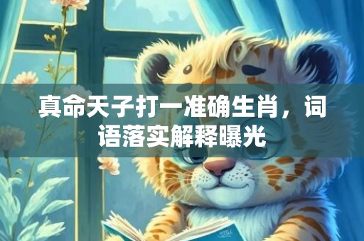 真命天子打一准确生肖，词语落实解释曝光插图
