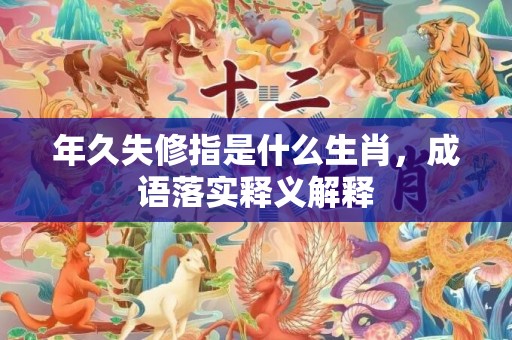 年久失修指是什么生肖，成语落实释义解释插图