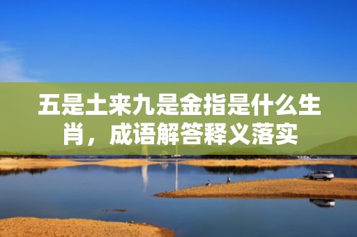五是土来九是金指是什么生肖，成语解答释义落实插图